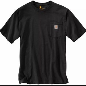 Carhartt Loose Fit Heavyweight Short-Sleeve Pocket T-Shirt Black